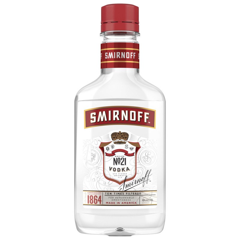 SMIRNOFF VODKA 80 PROOF 200ML