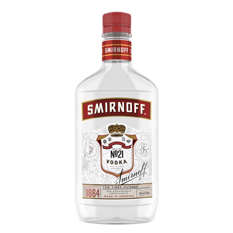 SMIRNOFF VODKA 80 PROOF 375ML