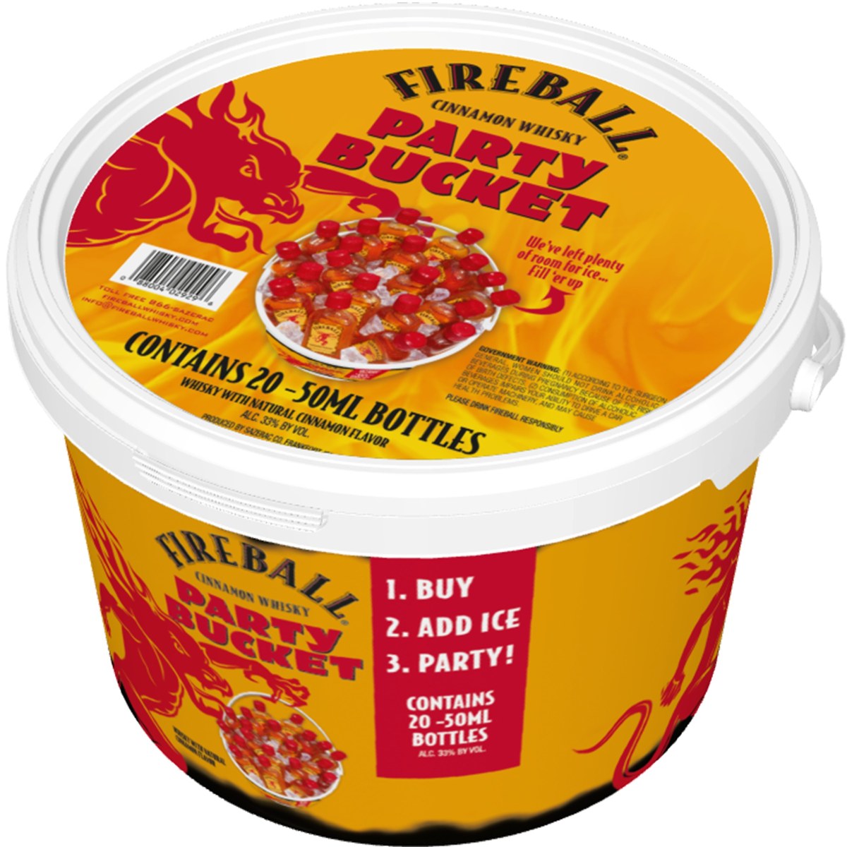 FIREBALL PARTY BUCKET W
